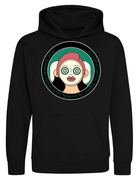 Kapucnis belebújós gyerek pulóver