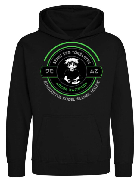 Kapucnis belebújós gyerek pulóver