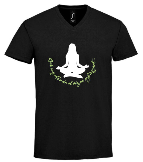 Unisex V nyakú póló