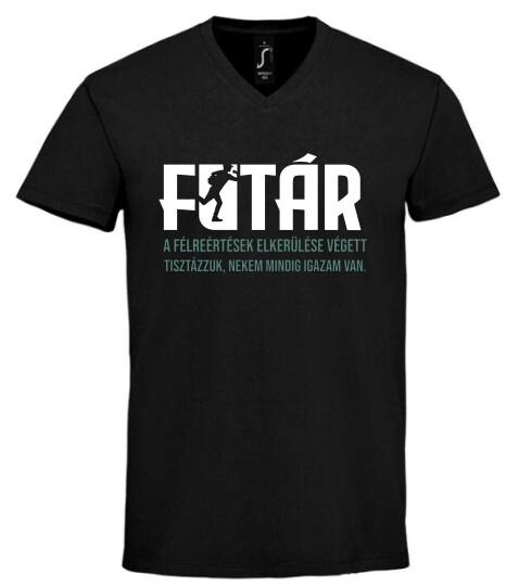 Unisex V nyakú póló