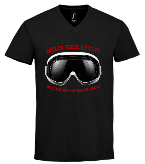 Unisex V nyakú póló