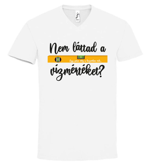 Unisex V nyakú póló