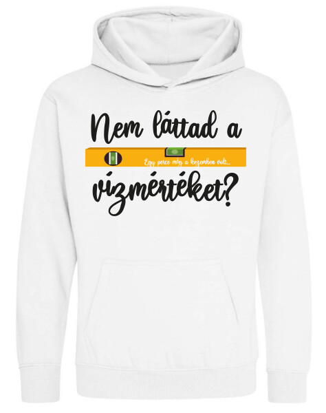 Kapucnis belebújós gyerek pulóver