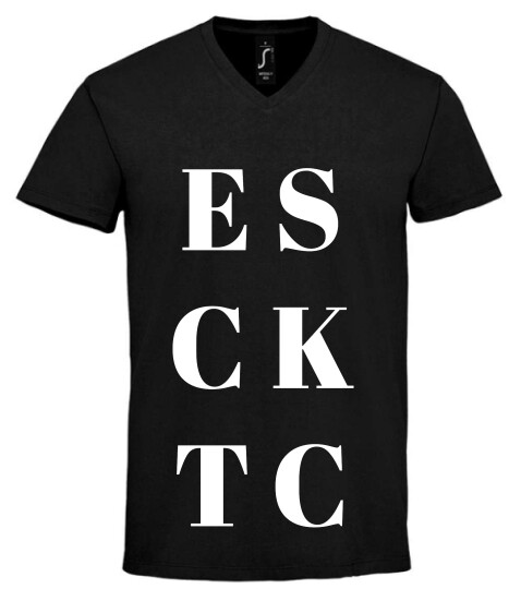 Unisex V nyakú póló