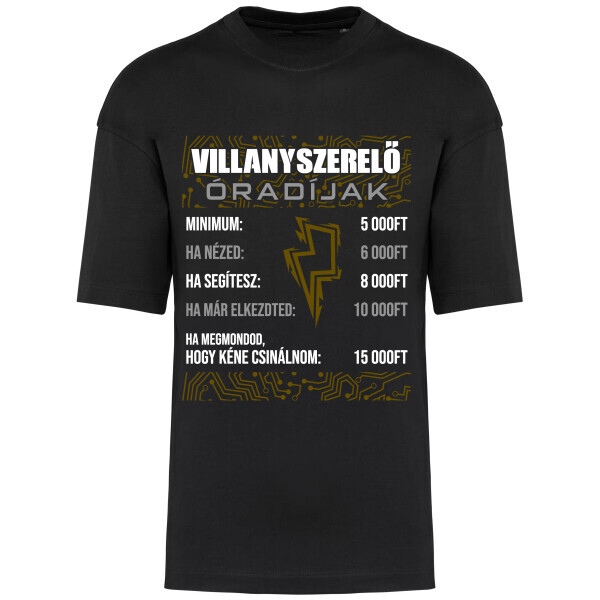 Prémium oversized unisex póló