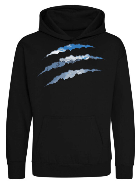 Kapucnis belebújós gyerek pulóver