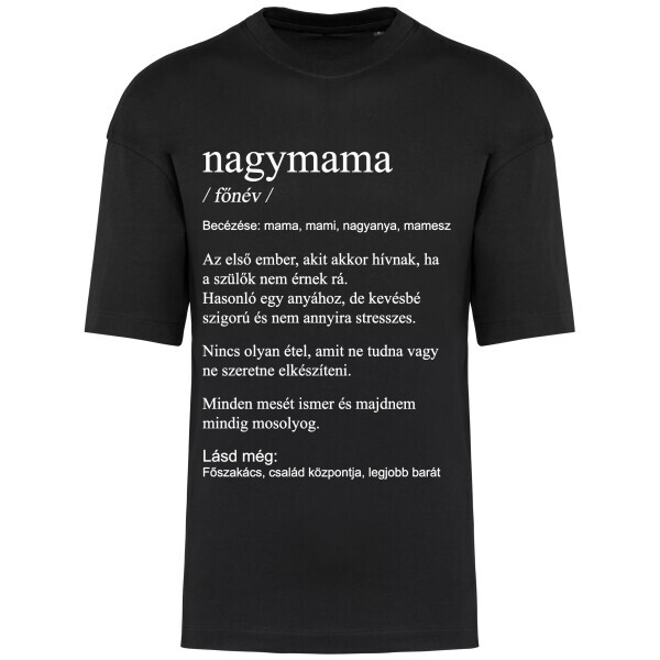 Prémium oversized unisex póló