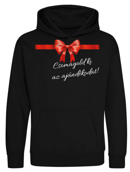 Kapucnis belebújós gyerek pulóver