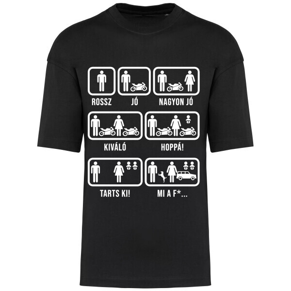 Prémium oversized unisex póló