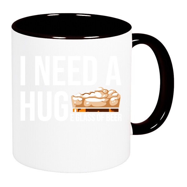 Színes fülű és belsejű bögre