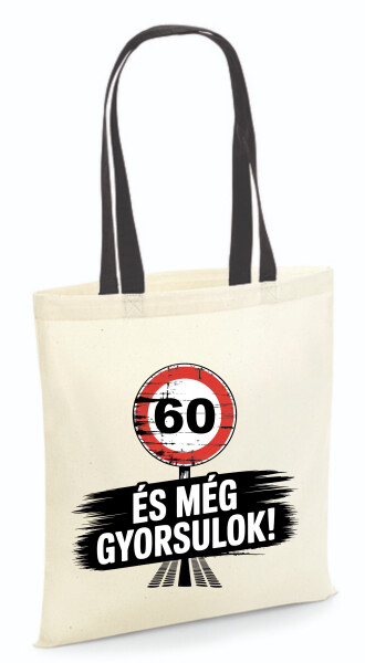 Vászontáska - színes fülű 