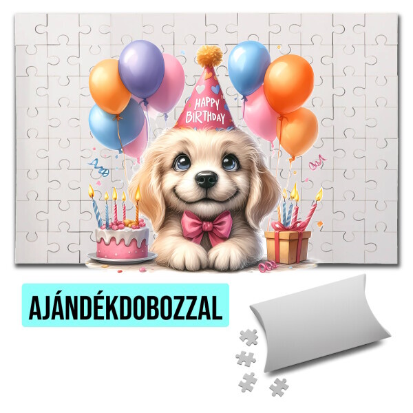 Puzzle - kirakó ajándékdobozzal