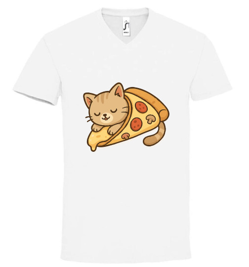 Unisex V nyakú póló