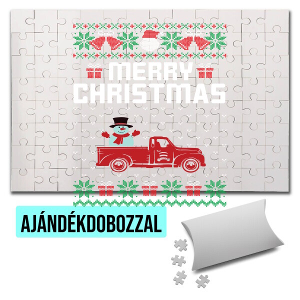 Puzzle - kirakó ajándékdobozzal