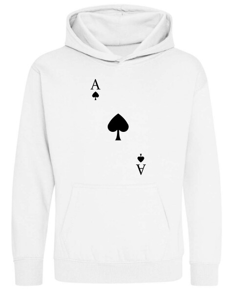 Kapucnis belebújós gyerek pulóver