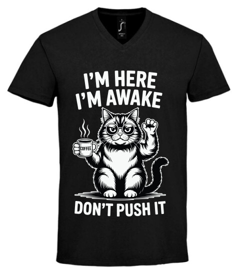 Unisex V nyakú póló