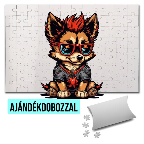Puzzle - kirakó ajándékdobozzal