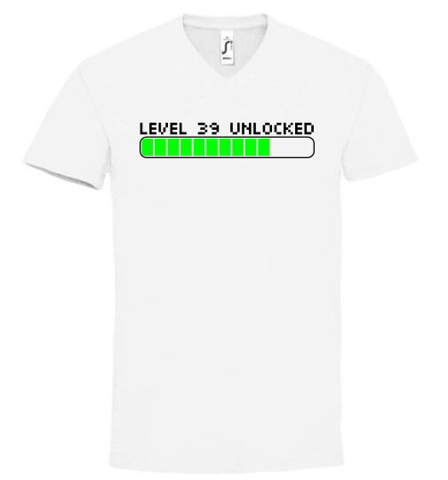 Unisex V nyakú póló