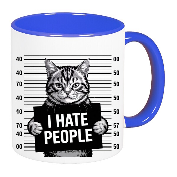 Színes fülű és belsejű bögre