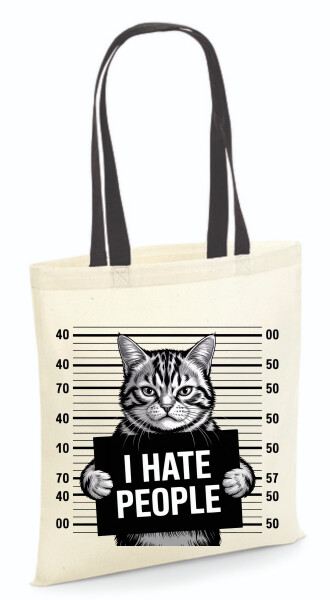 Vászontáska - színes fülű 