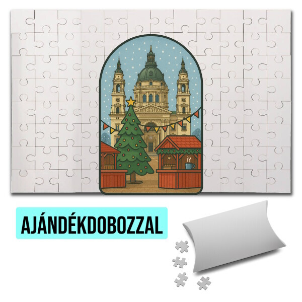 Puzzle - kirakó ajándékdobozzal
