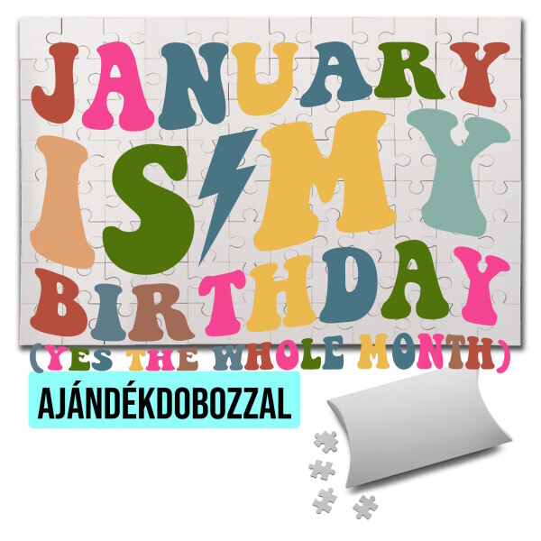 Puzzle - kirakó ajándékdobozzal