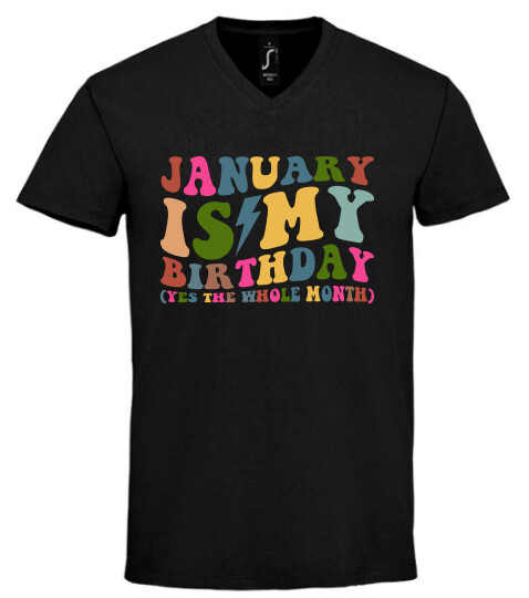 Unisex V nyakú póló