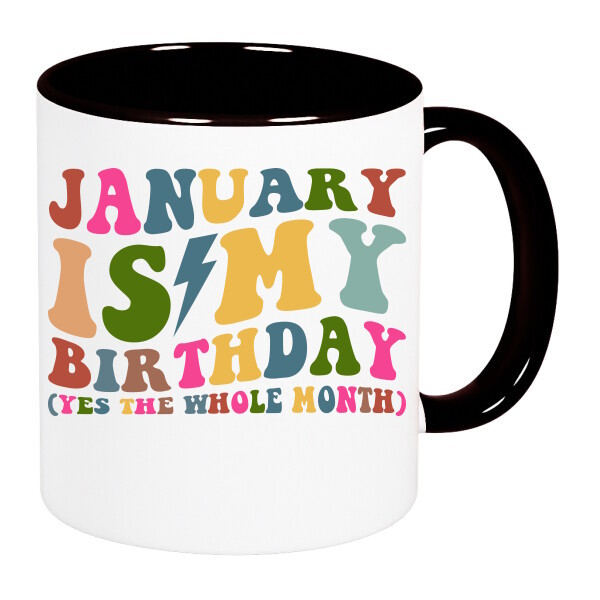 Színes fülű és belsejű bögre