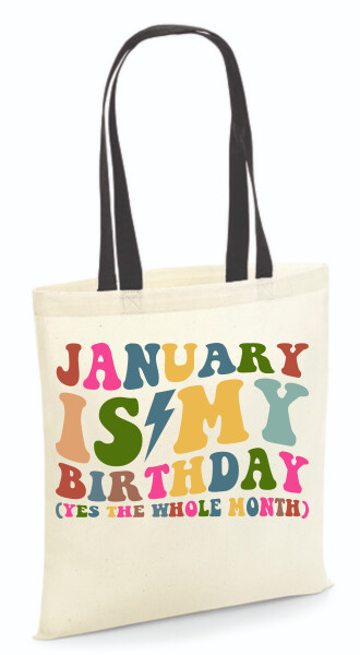 Vászontáska - színes fülű 