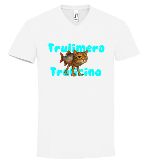 Unisex V nyakú póló