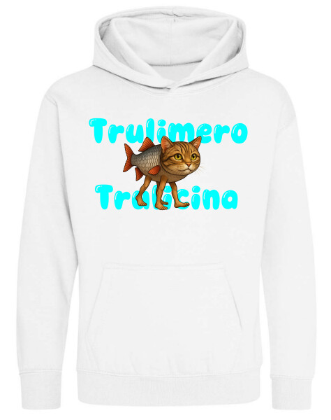 Kapucnis belebújós gyerek pulóver