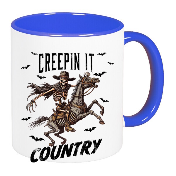 Színes fülű és belsejű bögre