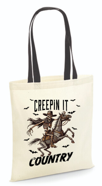 Vászontáska - színes fülű 