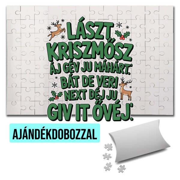 Puzzle - kirakó ajándékdobozzal
