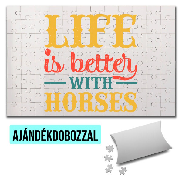Puzzle - kirakó ajándékdobozzal