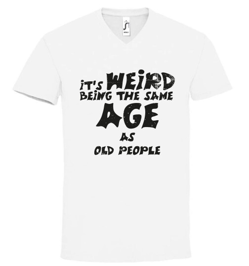 Unisex V nyakú póló