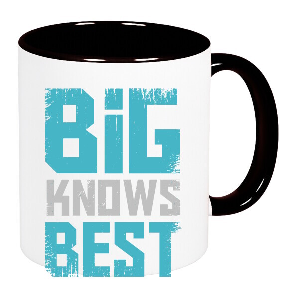 Színes fülű és belsejű bögre