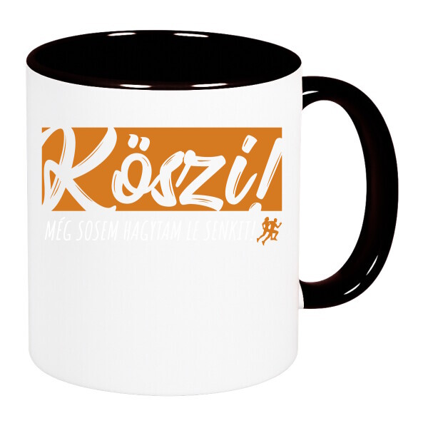 Színes fülű és belsejű bögre