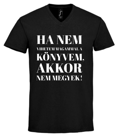 Unisex V nyakú póló