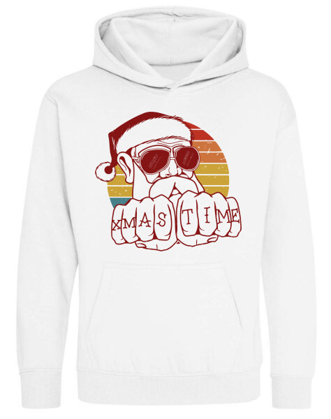 Kapucnis belebújós gyerek pulóver