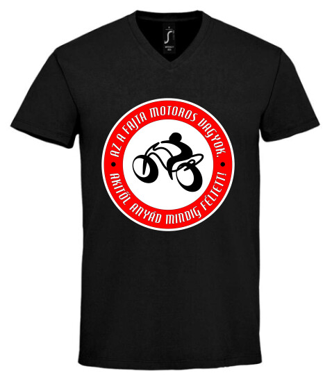 Unisex V nyakú póló