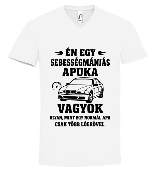 Unisex V nyakú póló