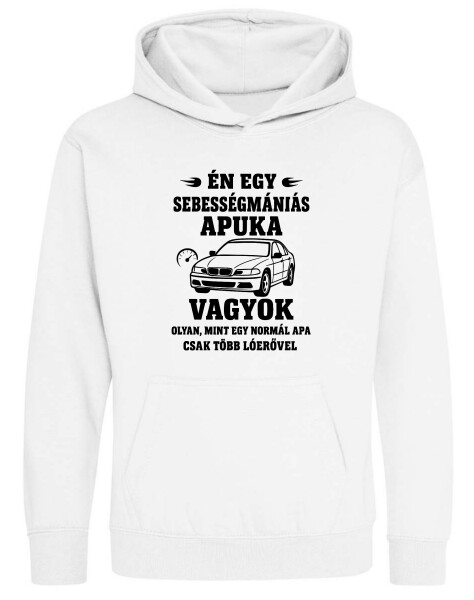 Kapucnis belebújós gyerek pulóver