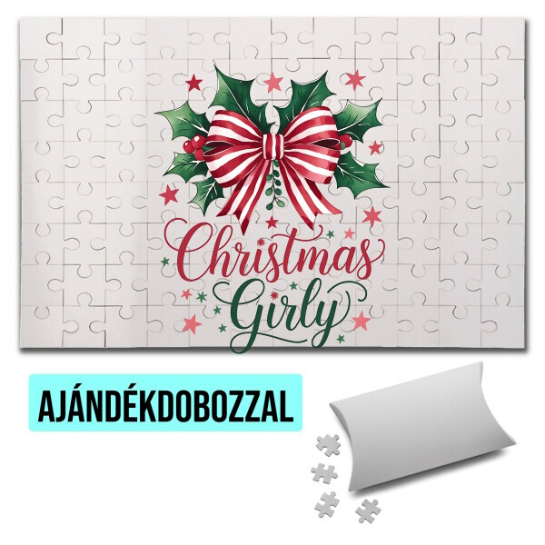 Puzzle - kirakó ajándékdobozzal