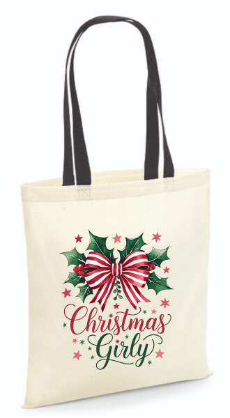 Vászontáska - színes fülű 