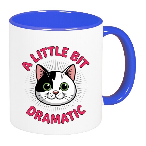 Színes fülű és belsejű bögre