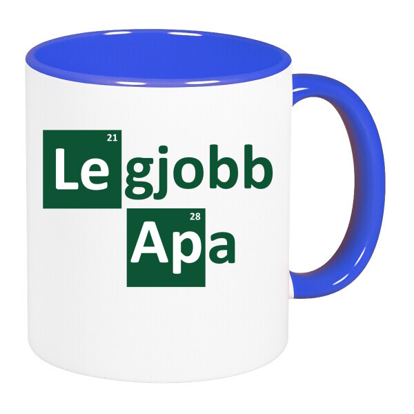 Színes fülű és belsejű bögre