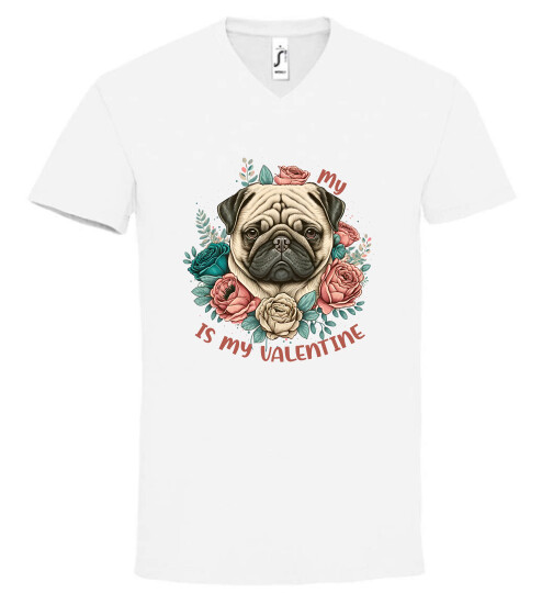 Unisex V nyakú póló