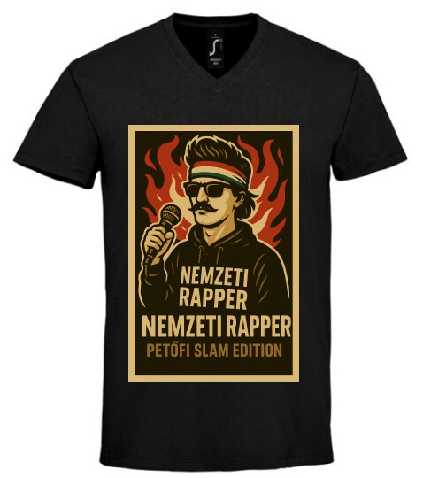 Unisex V nyakú póló