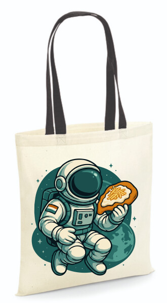 Vászontáska - színes fülű 